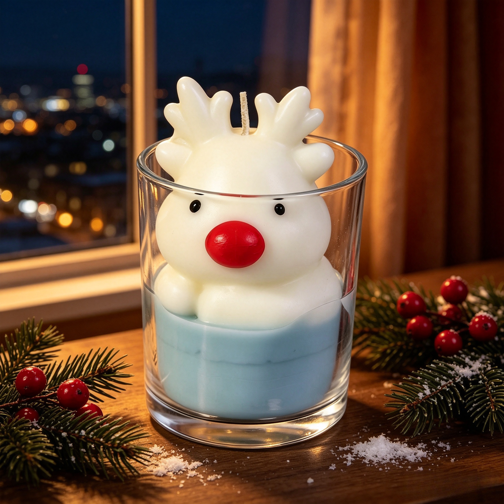 Reindeer Scented Candle — Citrus