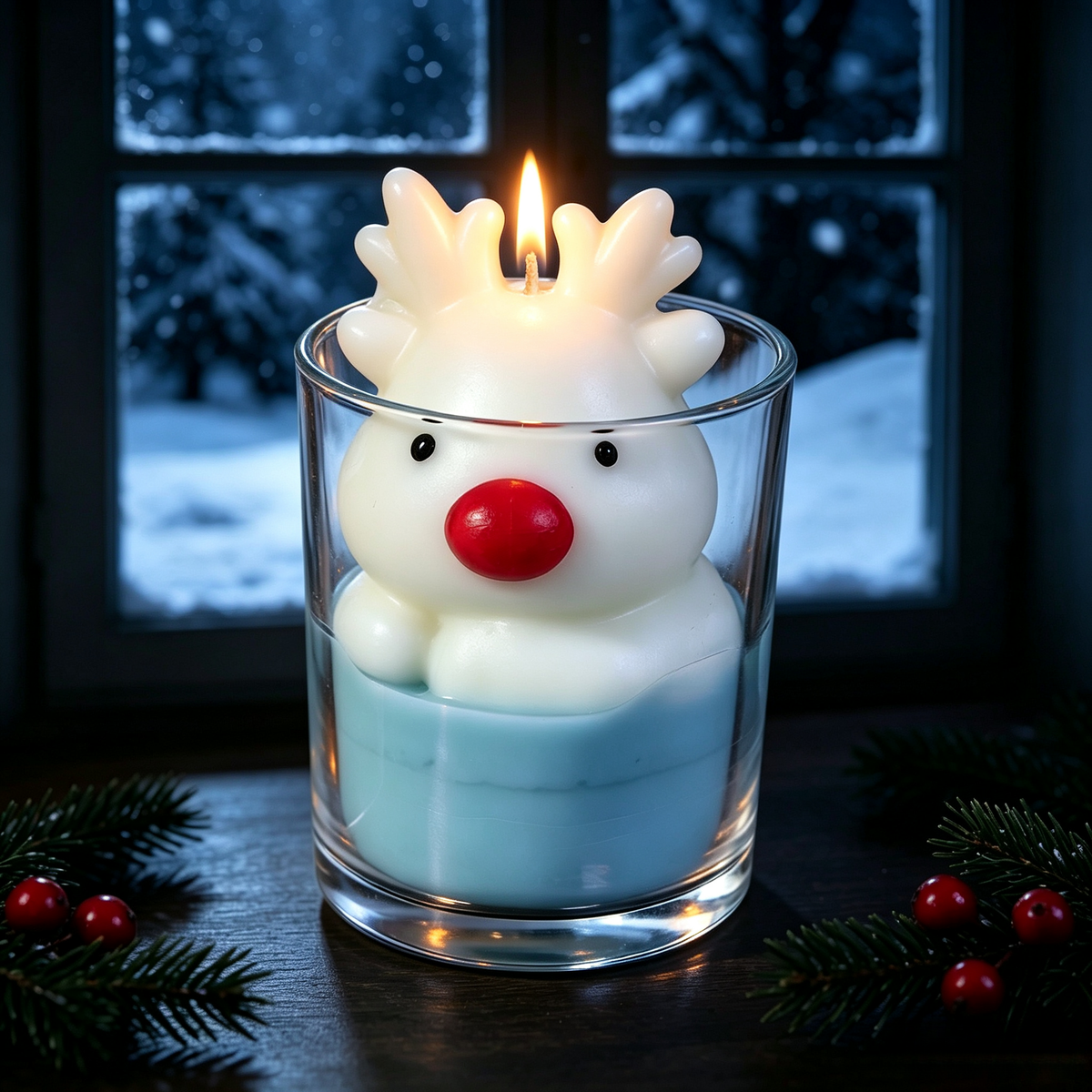 Reindeer Scented Candle — Citrus