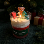 Christmas Stocking Bear Scented Candle — Freesia