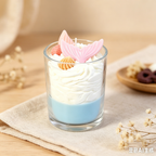 Vela aromática con forma de sirena — Fresa