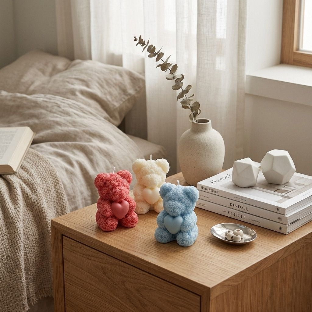 Promotion: $4.9 FREE SHIPPING! — Bear Shaped Scented Candle