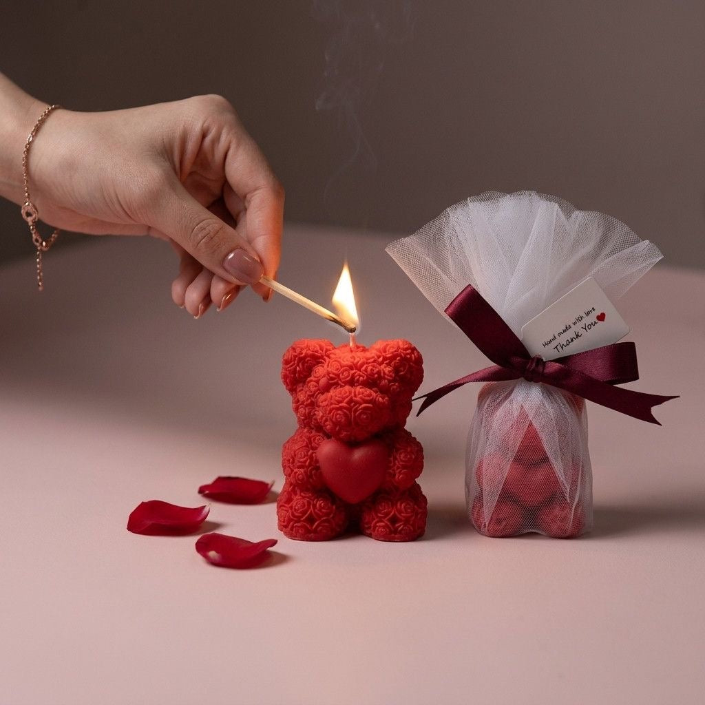 Promotion: $4.9 FREE SHIPPING! — Bear Shaped Scented Candle