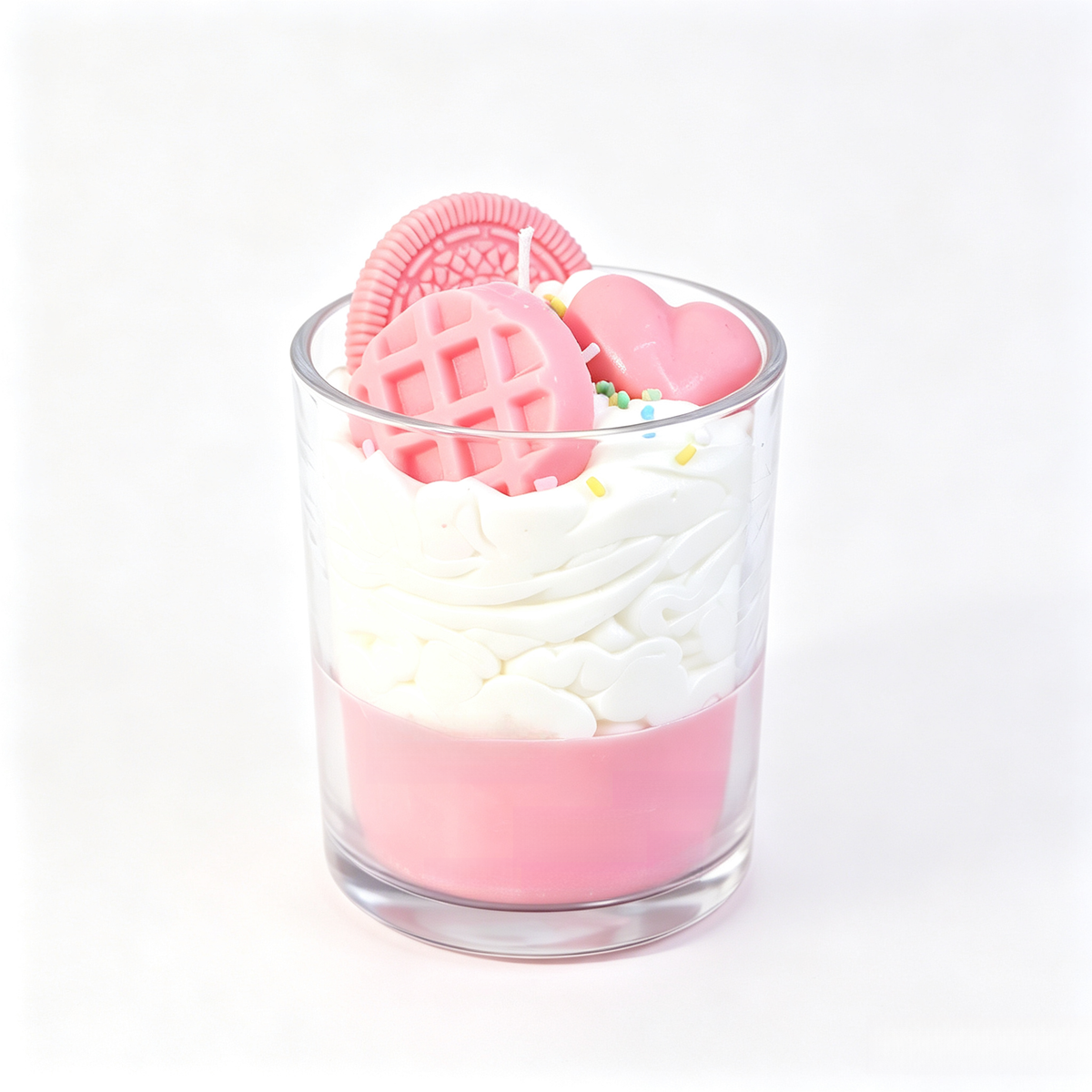 Pink Cookie Scented Candle — Strawberry