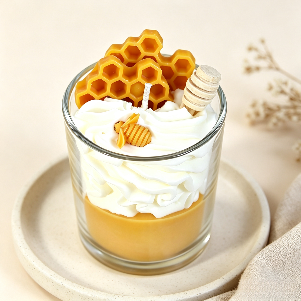 Bee Honeycomb Scented Candle — Sakura Honey