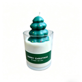 Christmas Tree‑Shaped Scented Candle — Rose Scent