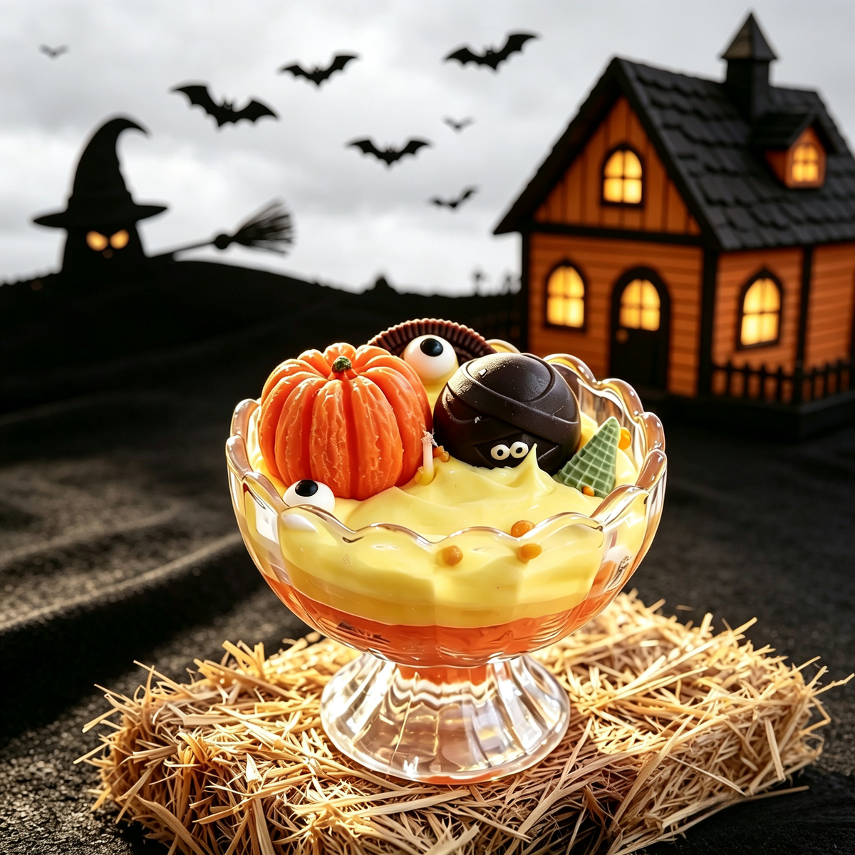 Halloween Pumpkin‑Shaped Scented Candle — White Peach Oolong Fragrance