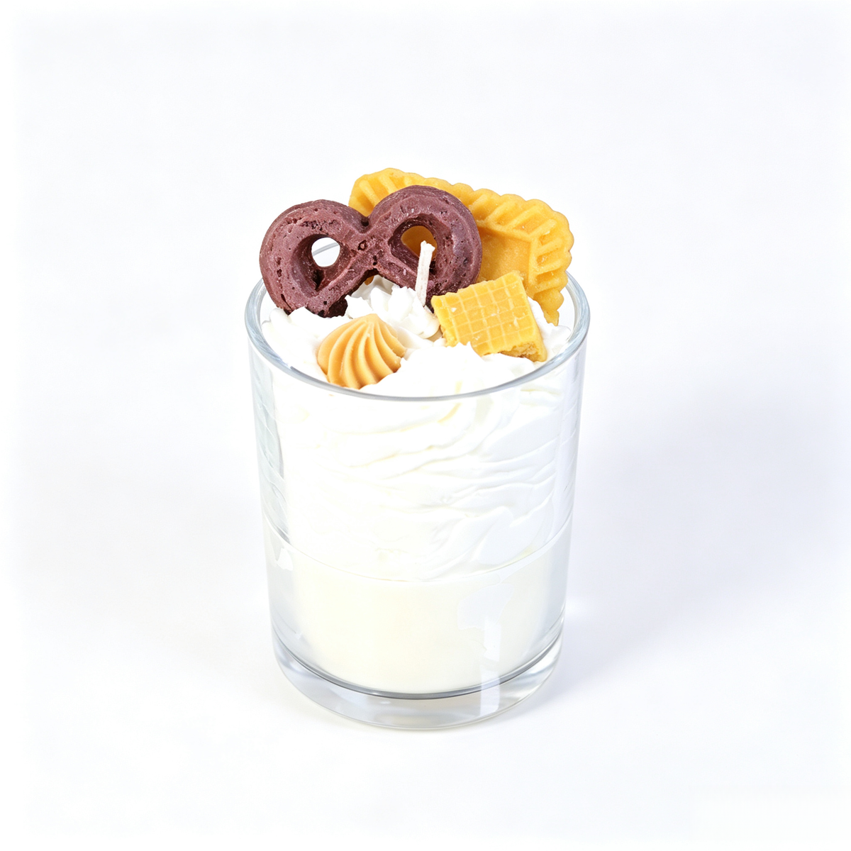 Cookie‑Shaped Scented Candle — Coffee