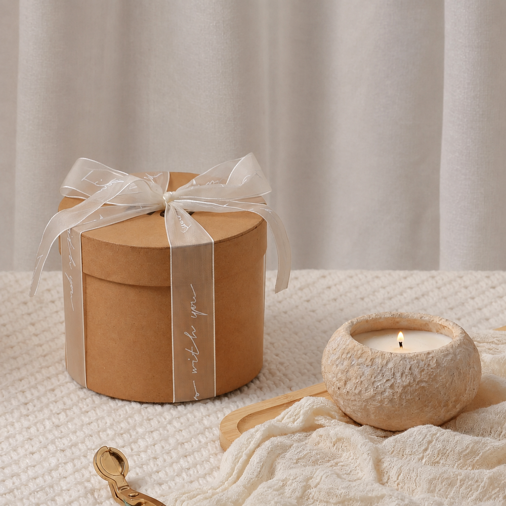 Meteorite Scented Candle Gift Set – Velvet Rose & Oud, Sea Breeze, Autumn Pear & Freesia, Ancient Sandalwood