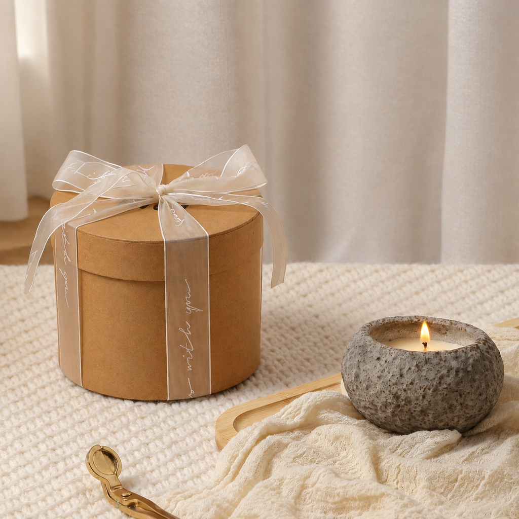 Meteorite Scented Candle Gift Set – Velvet Rose & Oud, Sea Breeze, Autumn Pear & Freesia, Ancient Sandalwood